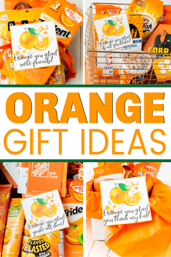 ¡Estas etiquetas de regalo imprimibles de color naranja son tan lindas! ¡Agréguelos a algunas de las ideas de regalos naranjas para una de las mejores ideas de bricolaje para agradecimiento o regalo navideño! Perfecto para regalos de vecinos, regalos de maestros o incluso un regalo de cumpleaños para un amigo.