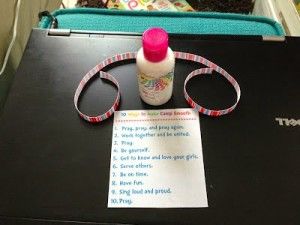 Ampolla petita de loció amb 10 maneres de fer nena
