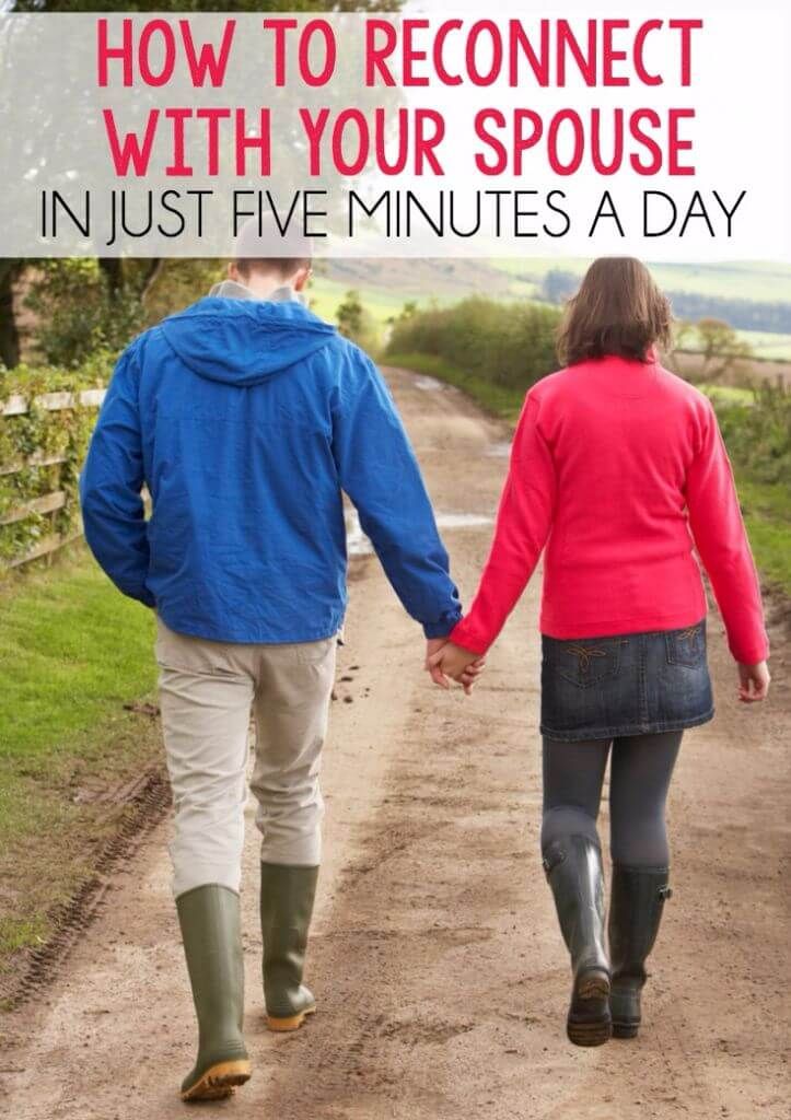 אהבו את הרעיון הזה לחיבור מחדש עם בן / בת הזוג שלכם ואהבו שזה לוקח רק כמה דקות בכל יום!