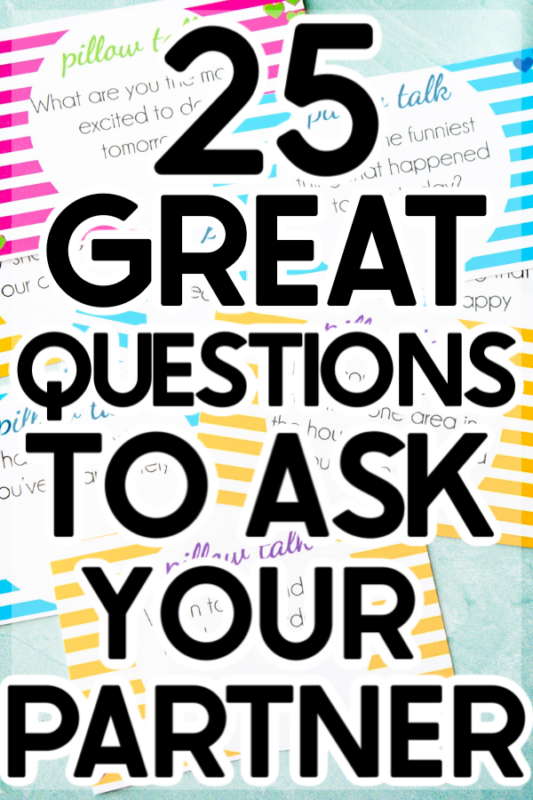 Free Printable Pillow Talk Questions