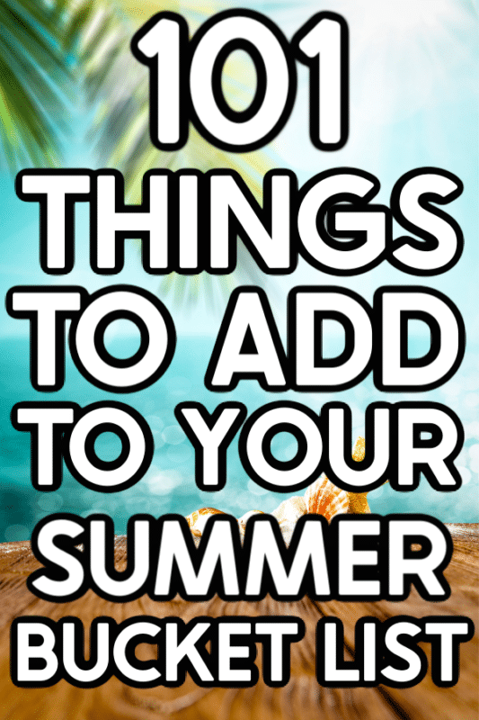 Foto musim panas dengan teks untuk Pinterest