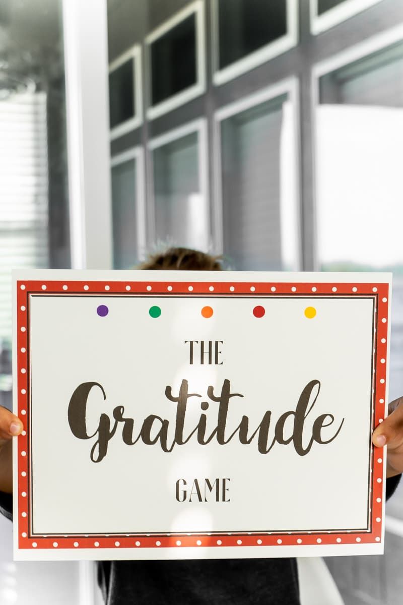 Signe de joc de Gratitude Skittle