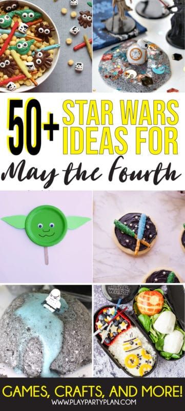As melhores ideias do Dia de Star Wars com tudo, desde ideias para festas a artesanato e muito mais! Toneladas de ótimas maneiras de comemorar o 4 de maio!