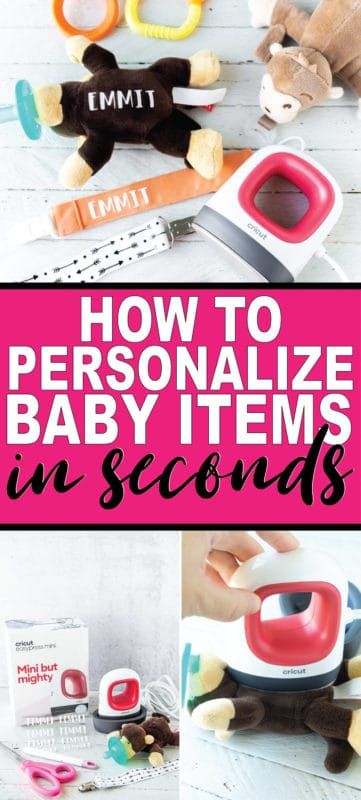 How to Personalize Baby Items with Cricut EasyPress Mini