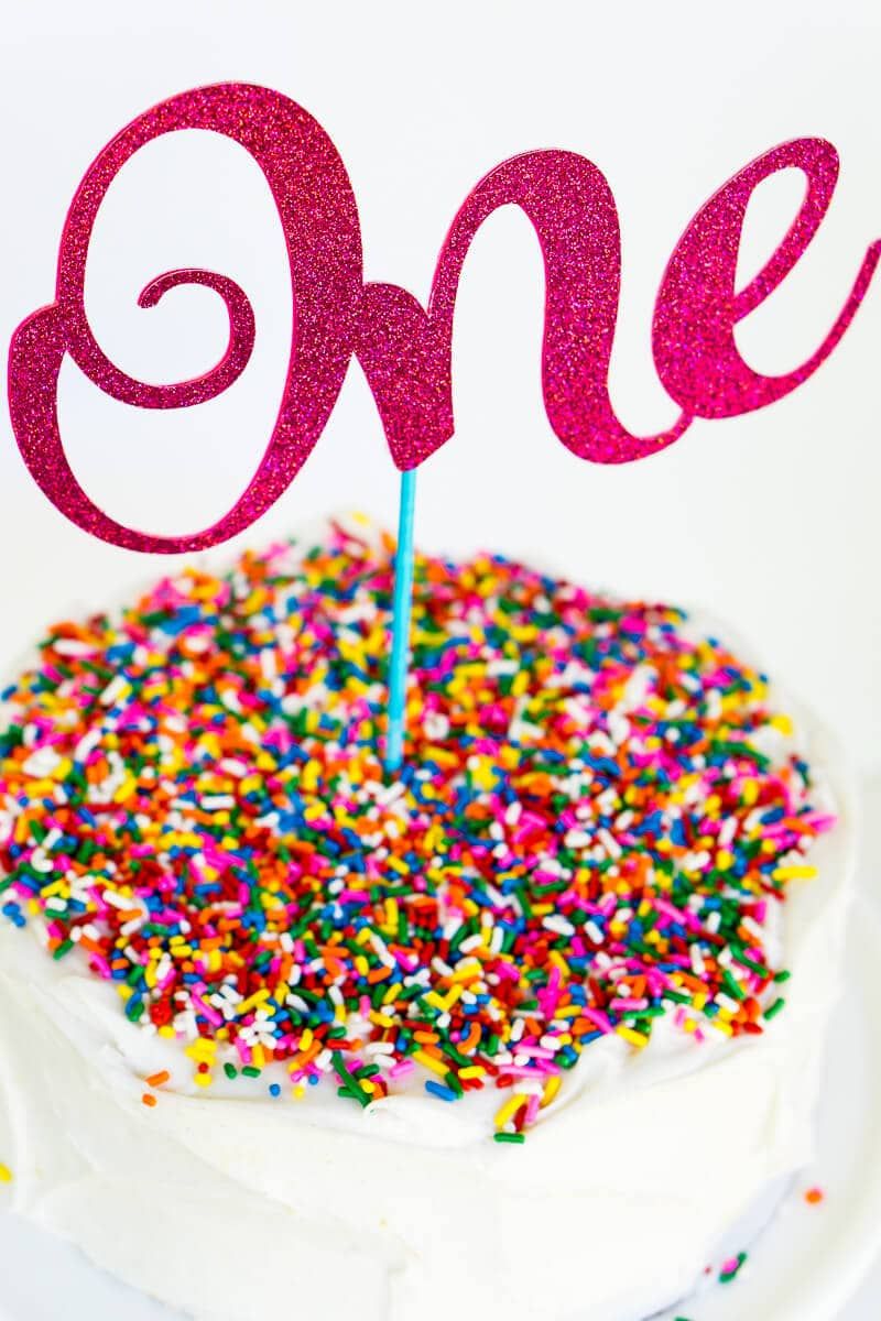 Make these custom DIY birthday cake toppers in just a few simple steps and best of all - you know they’re unique because you made them!
