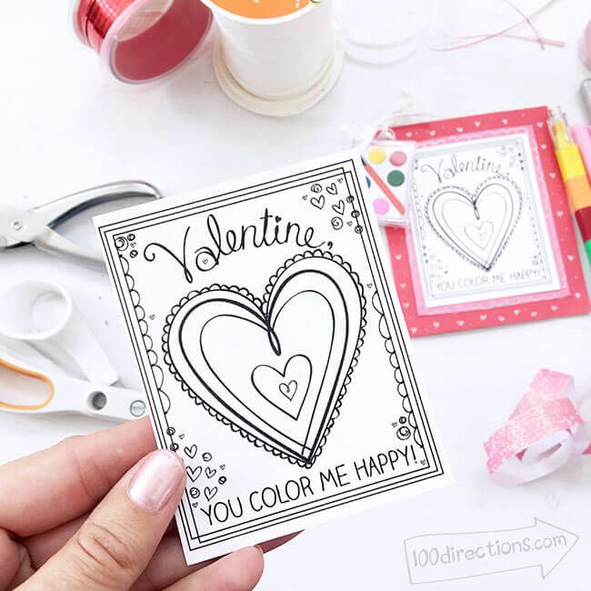 San Valentín-tarjeta-para-colorear-mini-página-para-colorear-jen-goode