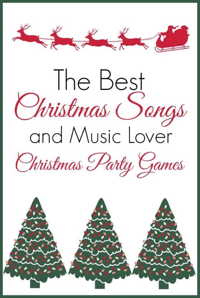 Αγαπήστε αυτήν τη λίστα με τα καλύτερα χριστουγεννιάτικα τραγούδια και τα διασκεδαστικά παιχνίδια πάρτι Χριστουγέννων που μπορείτε να παίξετε με τα τραγούδια