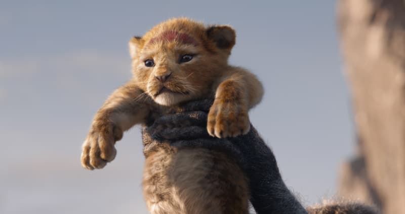 Larawan ng Lion King cub sa isang listahan ng mga pelikula sa Disney