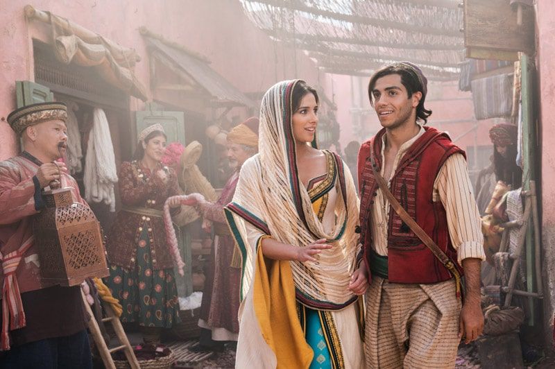 Fotografie Aladina a Jasmíny v seznamu disneyovských filmů již brzy