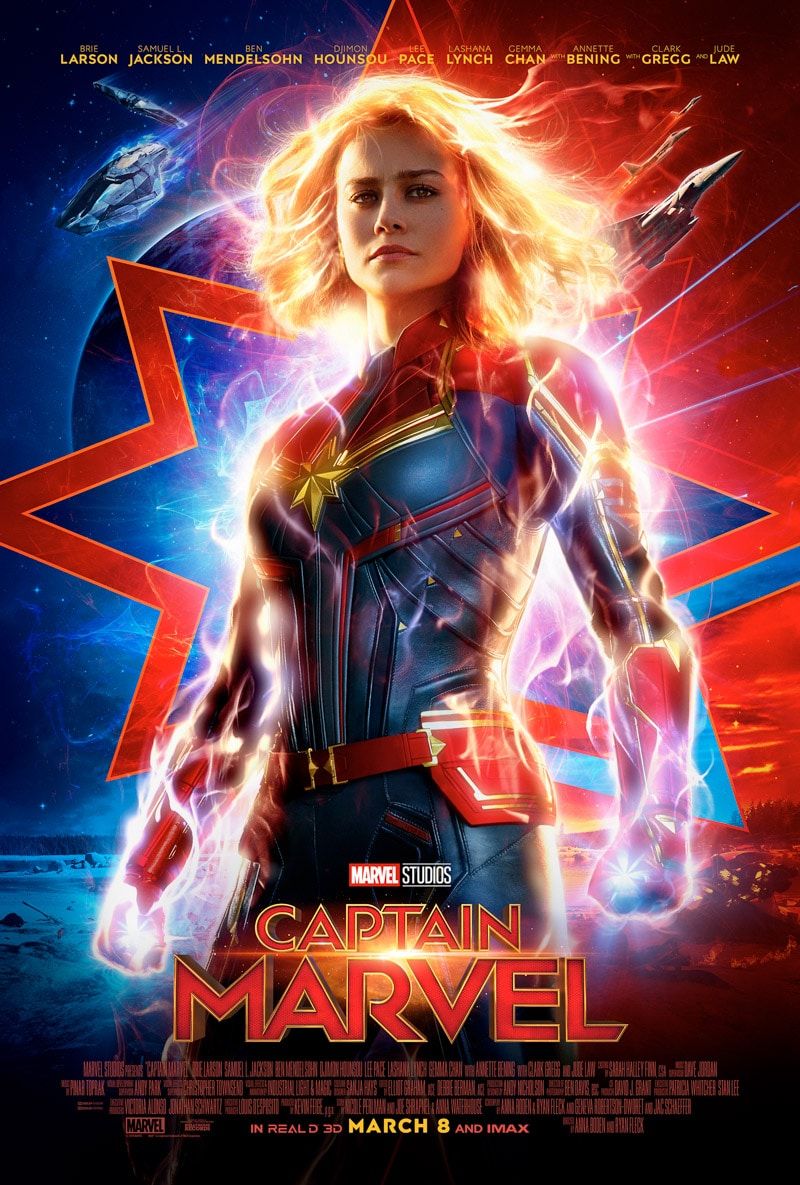 Trailer Captain Marvel se seznamem Disney filmů, které vyjdou v roce 2019