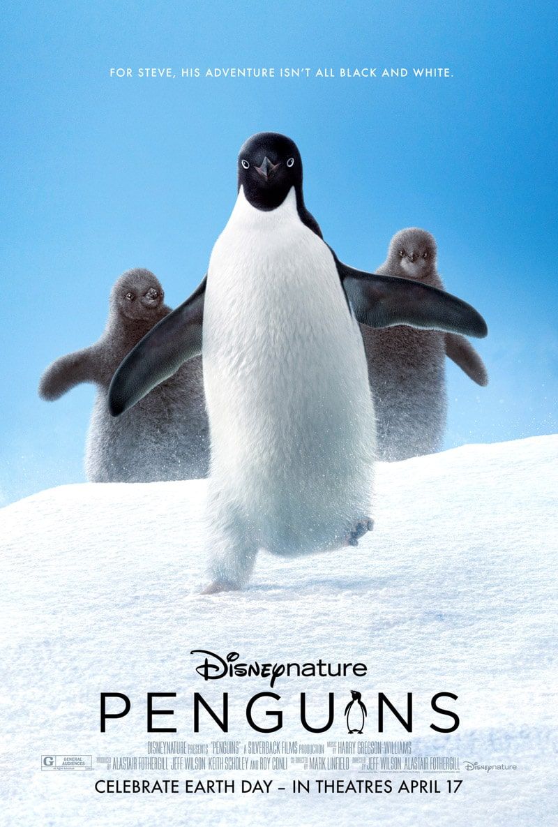 Trailer do filme de PINGUINS com uma lista de filmes da Disney em breve