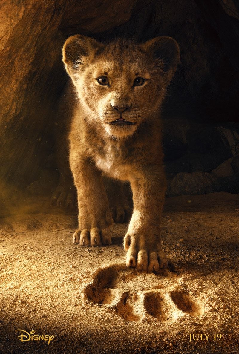 El póster de la película El Rey León y una lista de películas de Disney próximamente