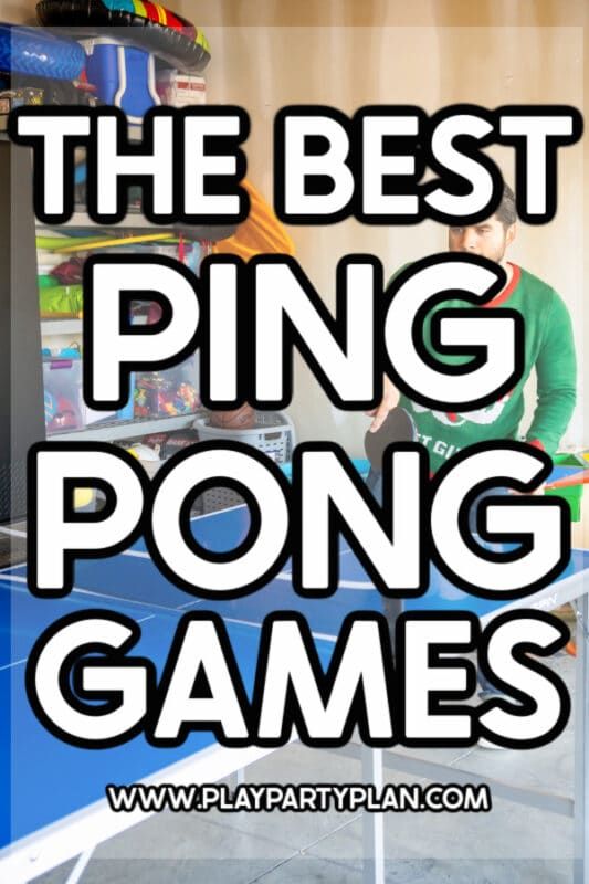 Vier lustige Ping-Pong-Spiele {und ein Werbegeschenk}