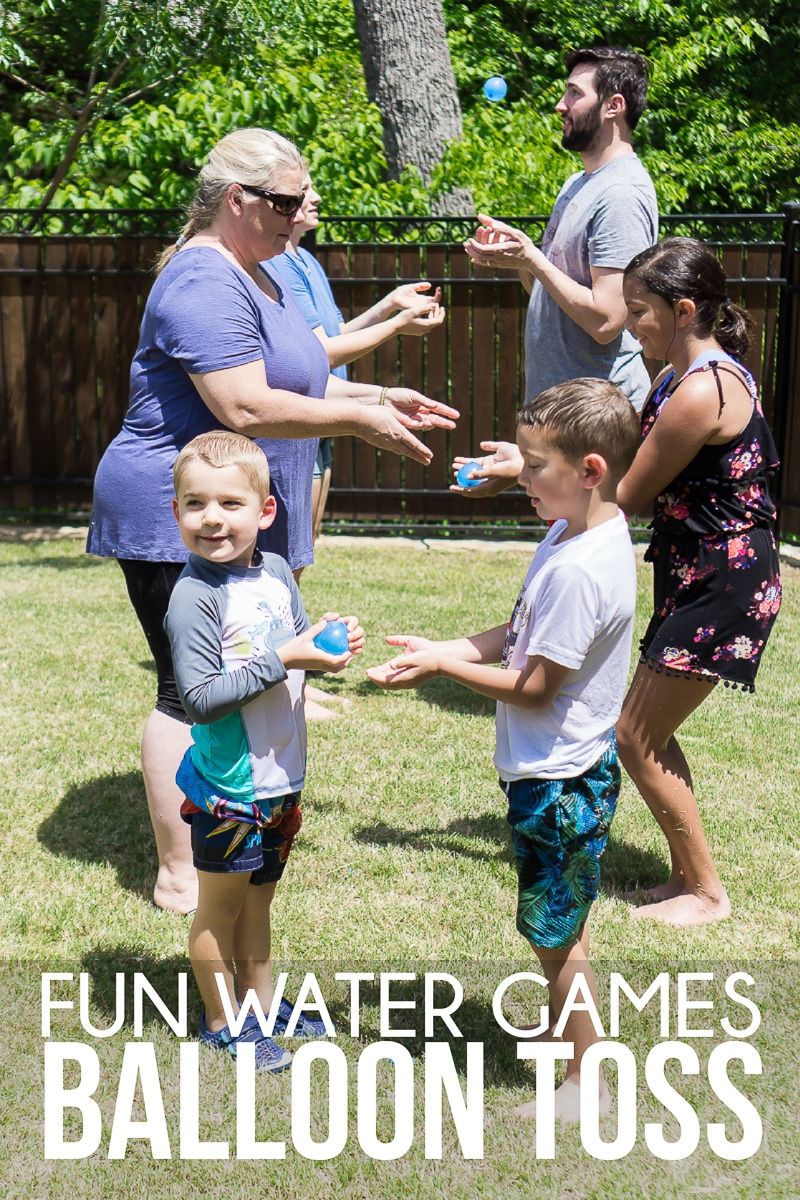 Ena najlažjih vodnih iger za odrasle in otroke