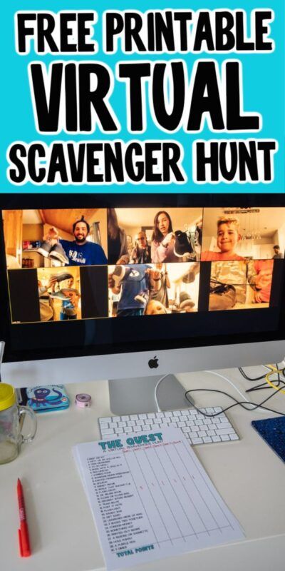 Free Printable Virtual Scavenger Hunt Ideas