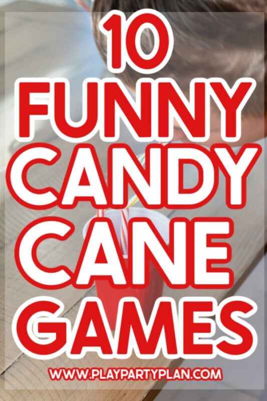 10 veselých nápadov na hry Candy Cane