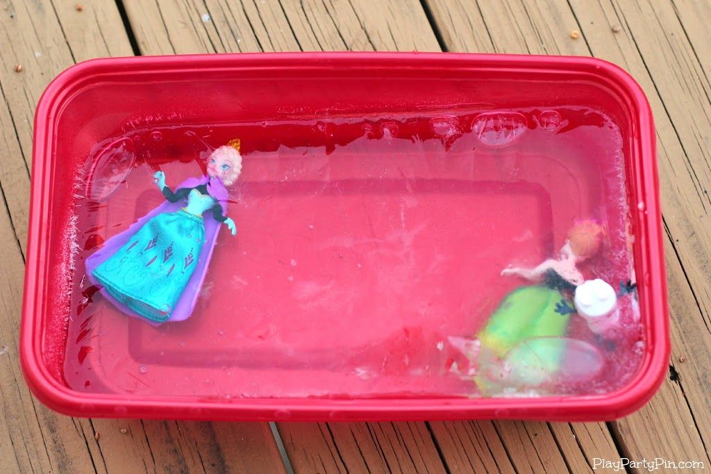 Bekukan puteri dalam ais untuk permainan Disney Frozen yang menyeronokkan