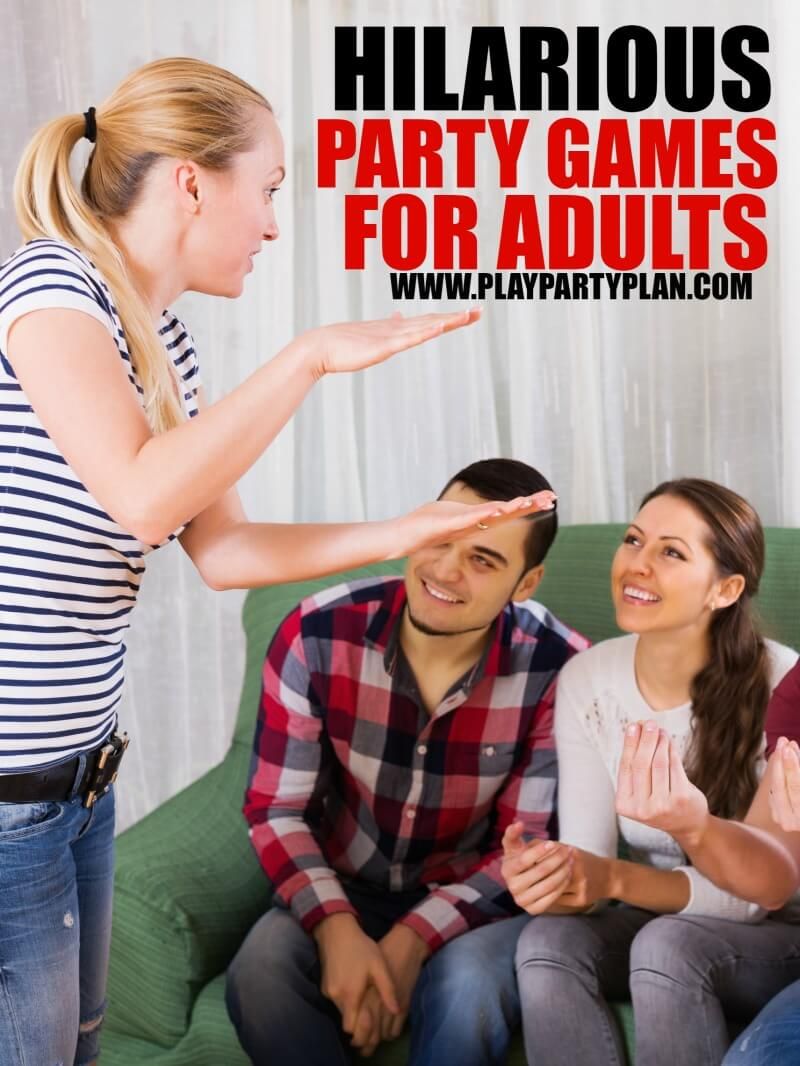 Тези пет забавни парти игри са идеални за възрастни, за тийнейджъри или дори за парти само за жени! Те са идеални за семейна вечер на закрито, вечер за колеж без пиене, рожден ден или промяна на думите и използването им за голяма група на моминско парти. Нямам търпение да пробвам # 2!