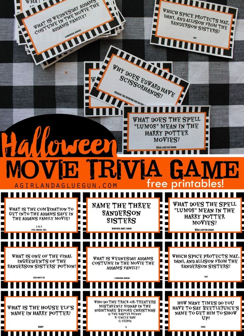 Trivia sobre filmes de Halloween é um dos jogos de Halloween mais divertidos