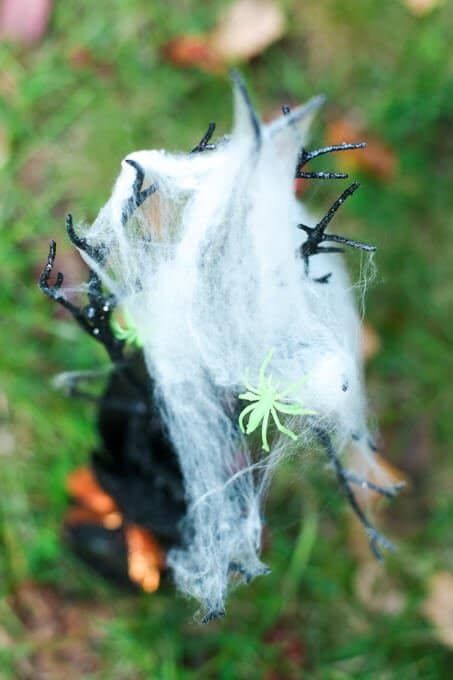 Spider-thema Halloween-spellen voor een carnaval