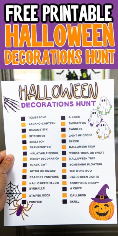 Impressió gratuïta de caça de carronyers de Halloween al barri