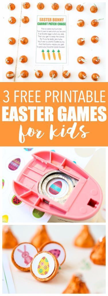 Jocs de festa de Pasqua imprimibles gratuïts que són perfectes per a nens de totes les edats. Imprimiu els adhesius, poseu-los a la part inferior dels petons d