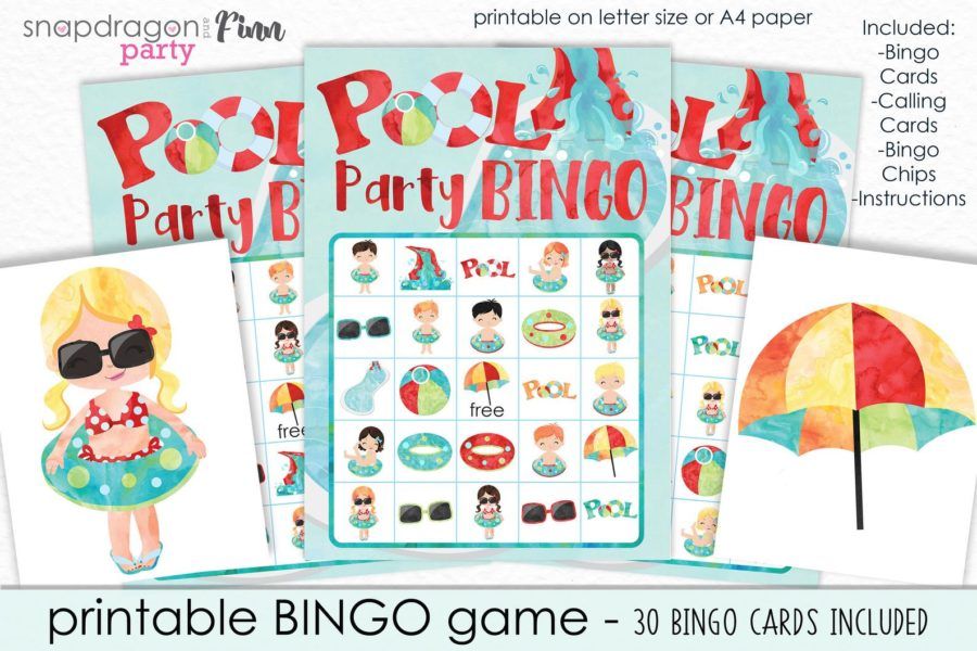 Bingo baseina viesību spēles