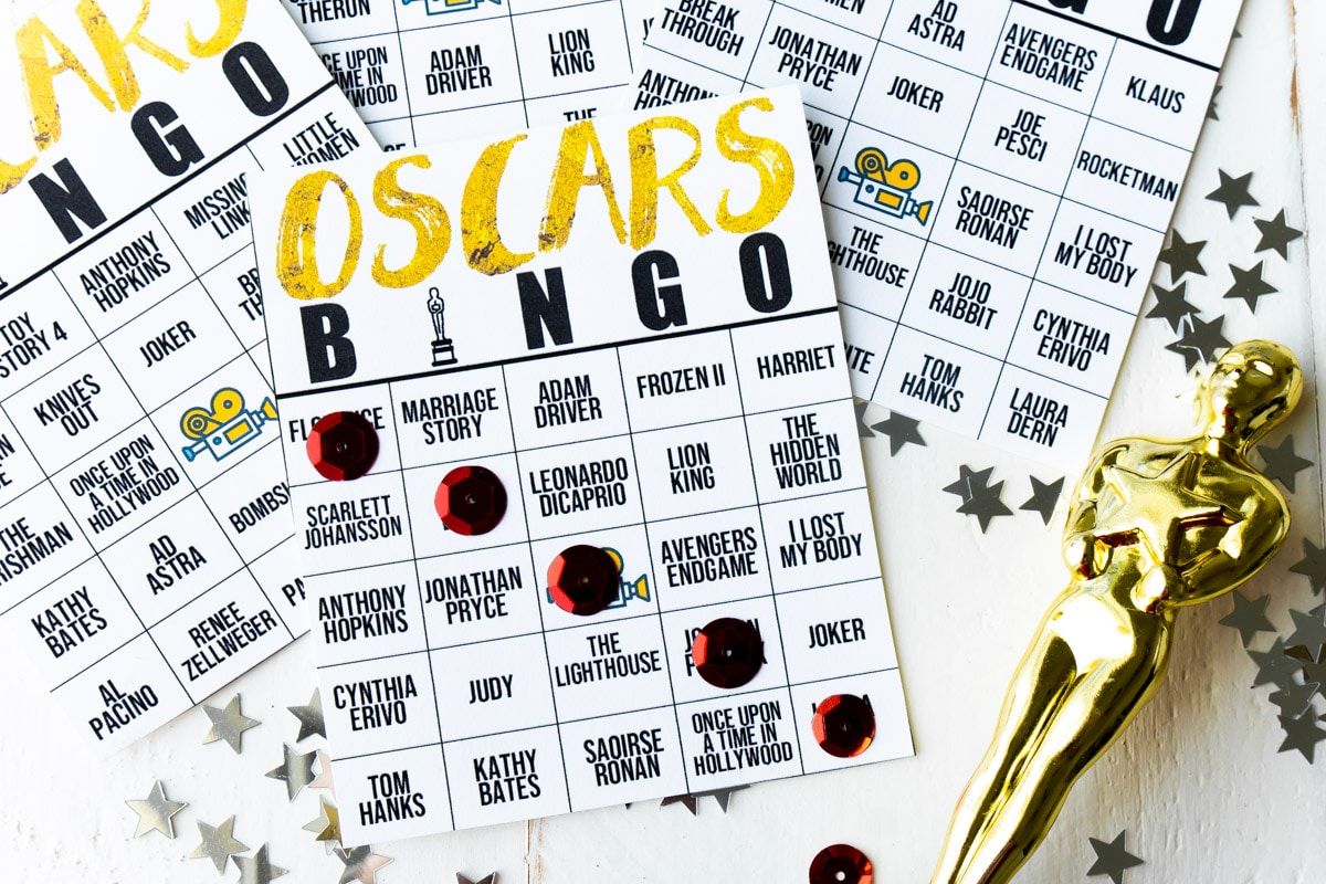 Targetes de bingo Oscar 2020