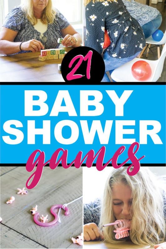 Topal olmayan en iyi 20 baby shower oyunu! Karma duşlar, büyük gruplar ve erkekler veya kızlar için temalı duşlar için mükemmel! Komik, kurulumu kolay ve tamamen benzersizler! Çiftlerle veya tek tek eğlenceli bir bebek duşu için stil kazanmak için dakikalarca oynayın!