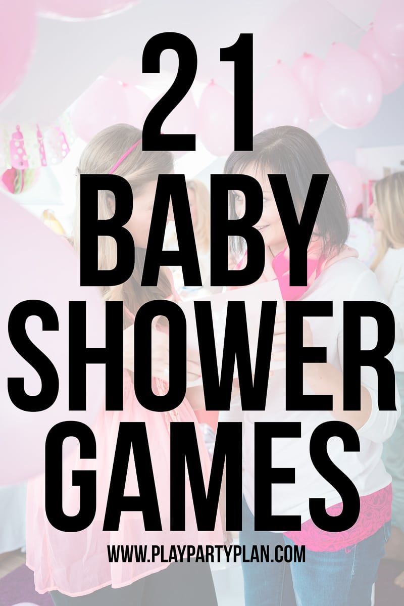 Juegos únicos de baby shower