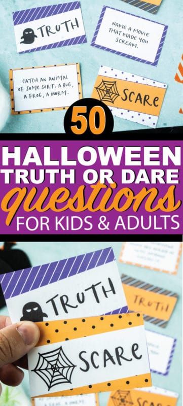 Mais de 100 perguntas engraçadas da verdade ou ousadia do Halloween