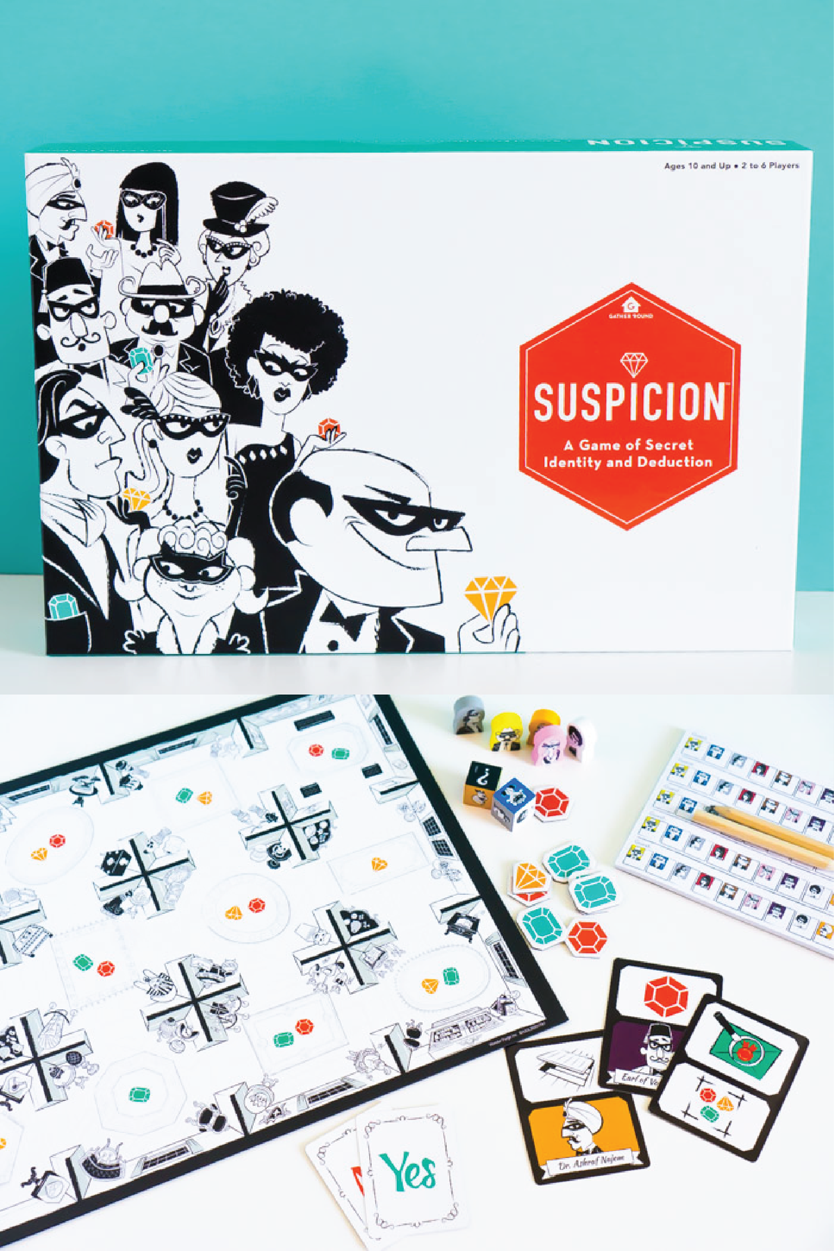 Suspicion é um dos mais novos jogos de tabuleiro para adultos