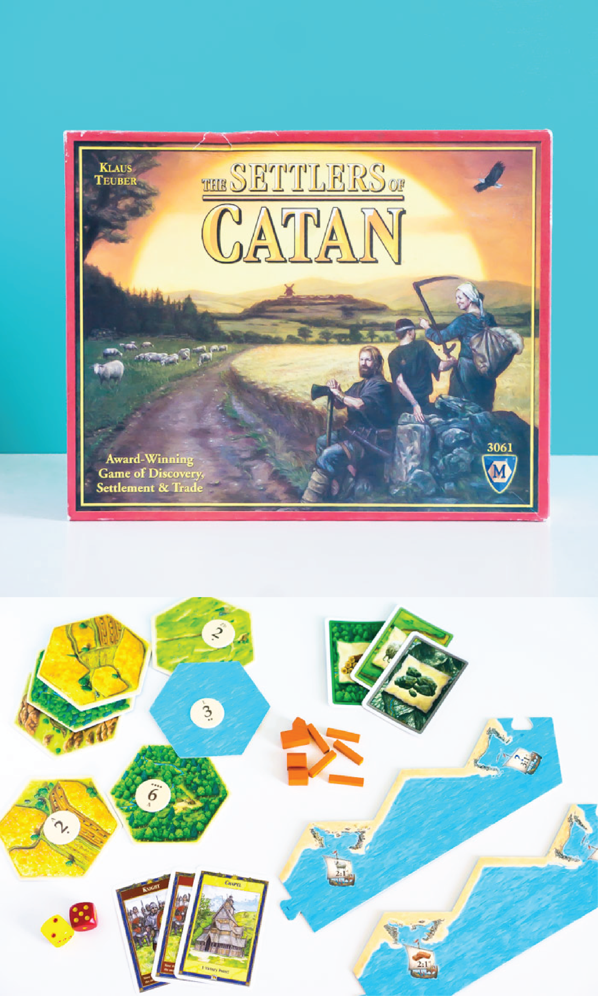 The Settlers of Catan galda spēle ir klasika