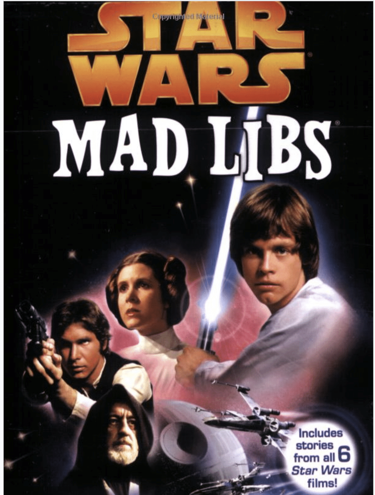 Zvezdne vojne Mad Libs so zabava za otroke ali odrasle