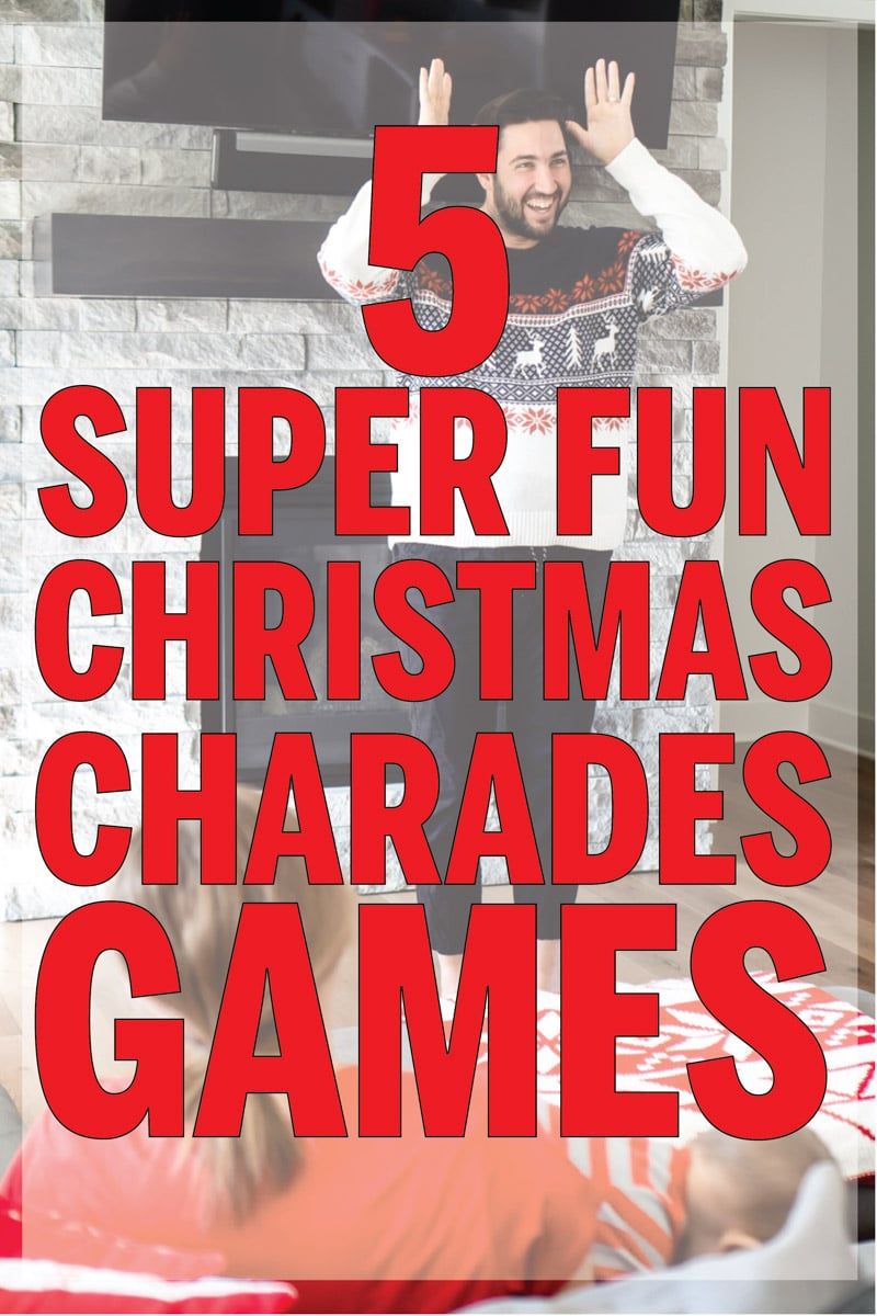 Διασκεδαστικές ιδέες παιχνιδιών για Χριστούγεννα charades!