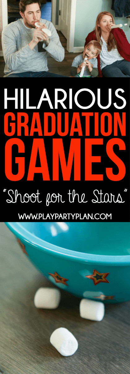 Shoot for the stars is een van de beste feestspellen voor het afstuderen