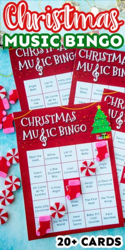 Vánoční hudba Bingo