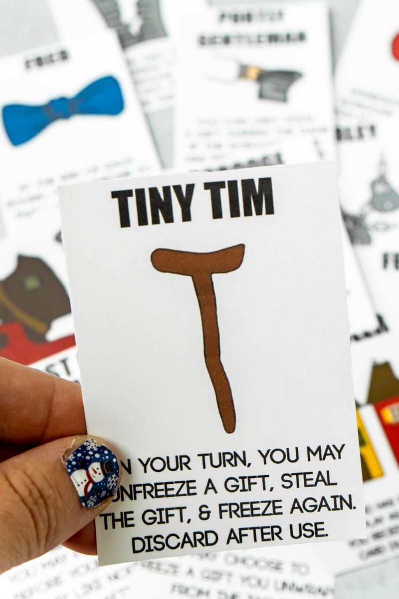 Drobný Tim Scrooge karty tvojho suseda