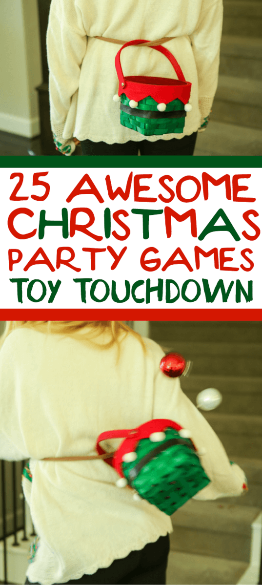 25 smešnih iger za božične zabave, ki so odlične za odrasle, skupine, najstnike in celo otroke! Preizkusite jih v pisarni na delovni zabavi, v šoli na razredni zabavi ali celo na grdi pulover zabavi! Komaj čakam, da jih preizkusim za družinsko noč v tej božični sezoni!
