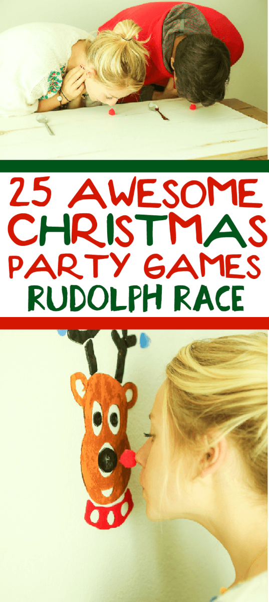 25 smešnih iger za božične zabave, ki so odlične za odrasle, skupine, najstnike in celo otroke! Preizkusite jih v pisarni na delovni zabavi, v šoli na razredni zabavi ali celo na grdi pulover zabavi! Komaj čakam, da jih preizkusim za družinsko noč v tej božični sezoni!
