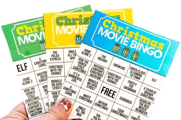 Cartones de bingo navideños para imprimir gratis