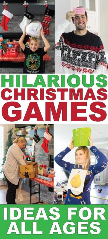 Morsomme morsomme julefestspill for alle aldre og anledninger! Minutt for å vinne det-spill, morsomme gaveutvekslingsideer, spill for barn og til og med spill for en arbeidsfest! Perfekt for grupper og julefester på kontoret!