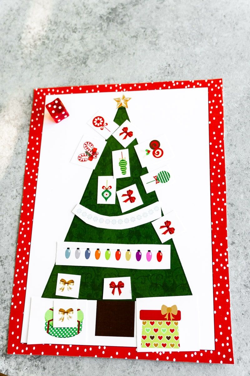 Roll vánoční strom hra