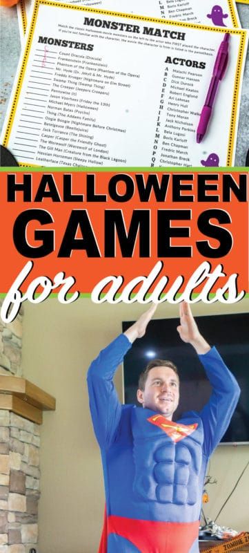 Monster Match Halloween Games for Adults