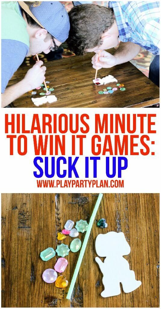 10 naljakaimat minutit, et seda kunagi mängida võita! Need sobivad ideaalselt lastele, teismelistele, täiskasvanutele või isegi perekonna kokkutulekul. Neid oleks nii naljakas mängida koos oma meeskonnaga või poja järgmisel sünnipäeval! Ma ei saa oodata, et saaksin proovida # 7!
