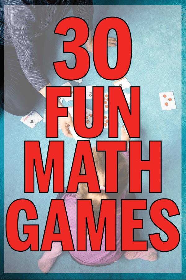 30 nejzábavnějších matematických her pro děti! Tisknutelné hry, matematické hry zdarma a další!