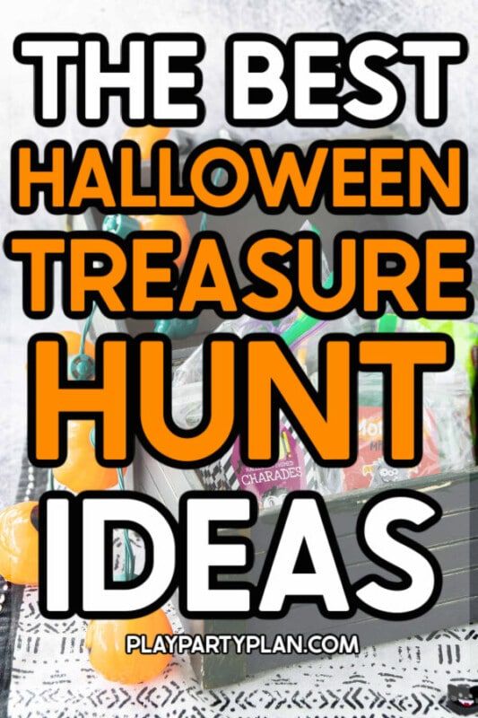 Ideas de búsqueda del tesoro de Halloween