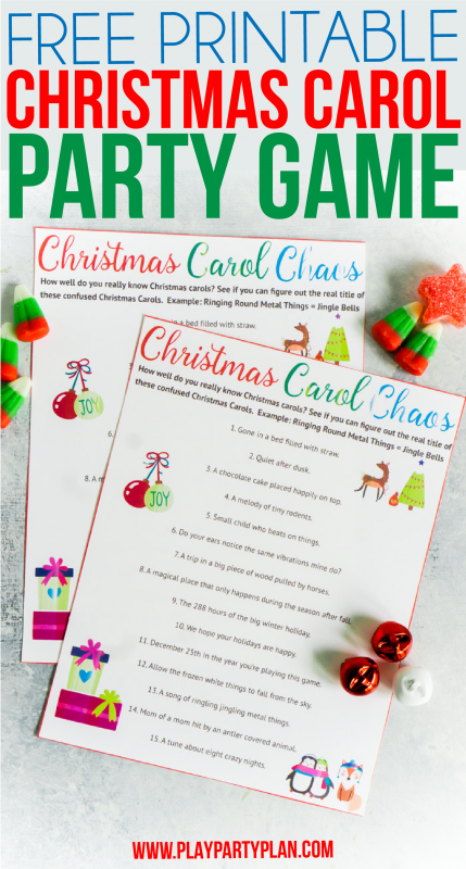 7 Tips for Hosting the Best Christmas Party Ever & Christmas Carol Game