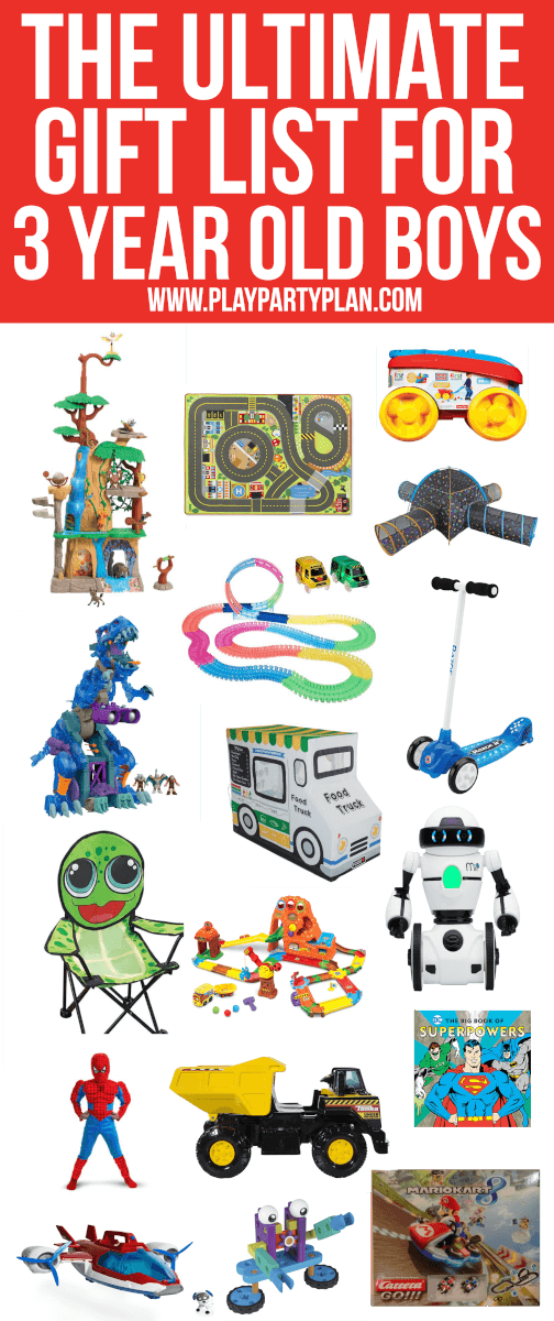 A coleção definitiva de presentes e brinquedos para meninos de 3 anos