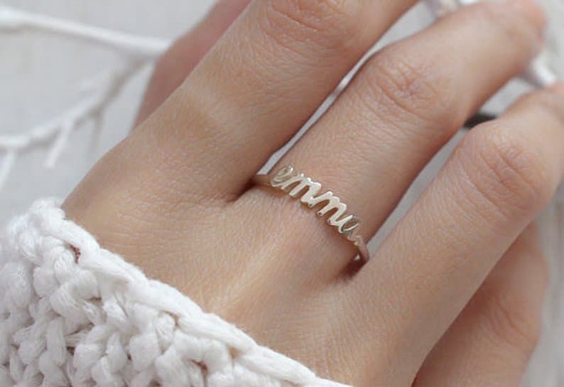 Regalos baratos para dama de honor en forma de anillo